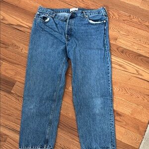 Everlane Relaxed Straigh Fit Button Fly Jeans 33R